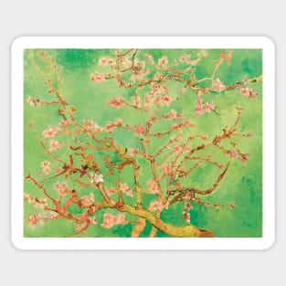 Van gogh blossoming Sticker